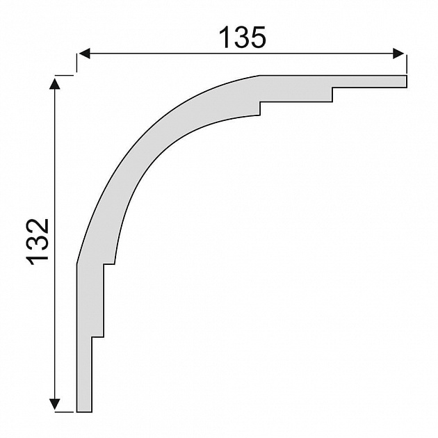 Карниз К19