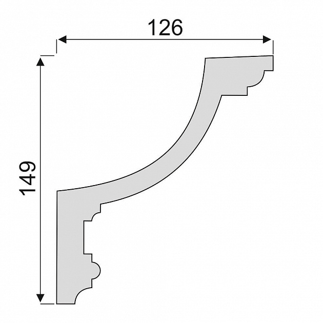 Карниз К71