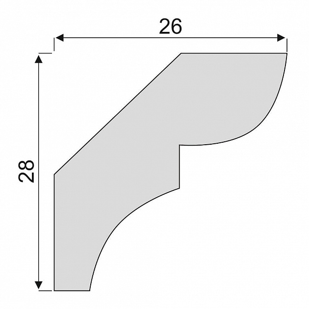 Карниз К140