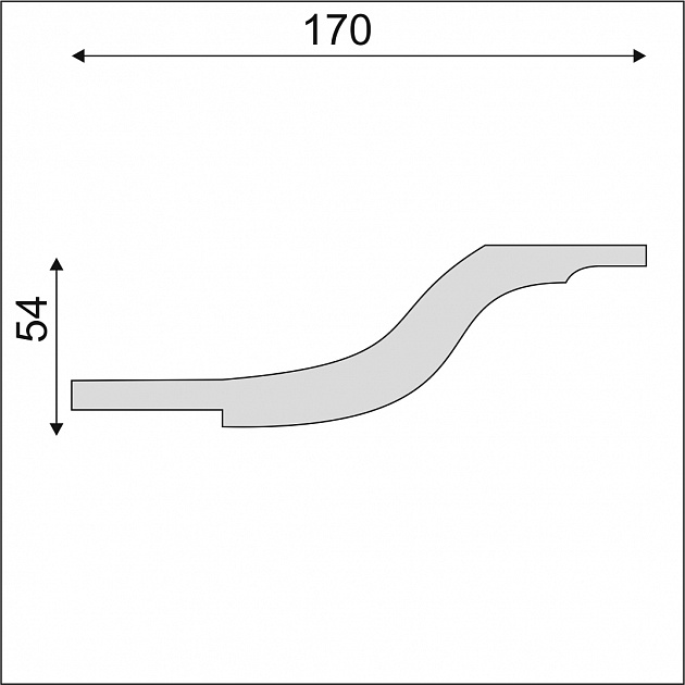 Карниз К162