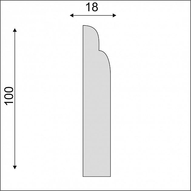 Плинтус ПС2