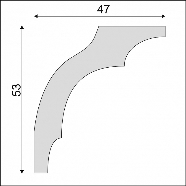 Карниз К167