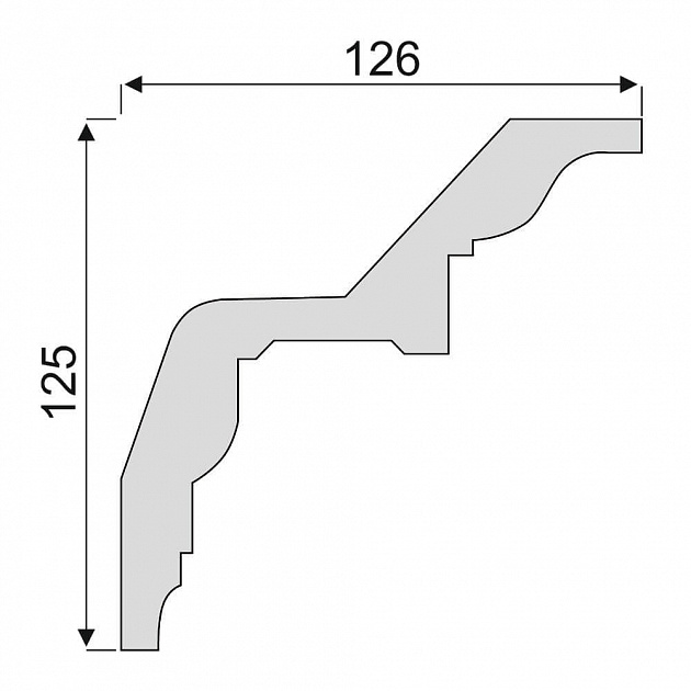 Карниз К132