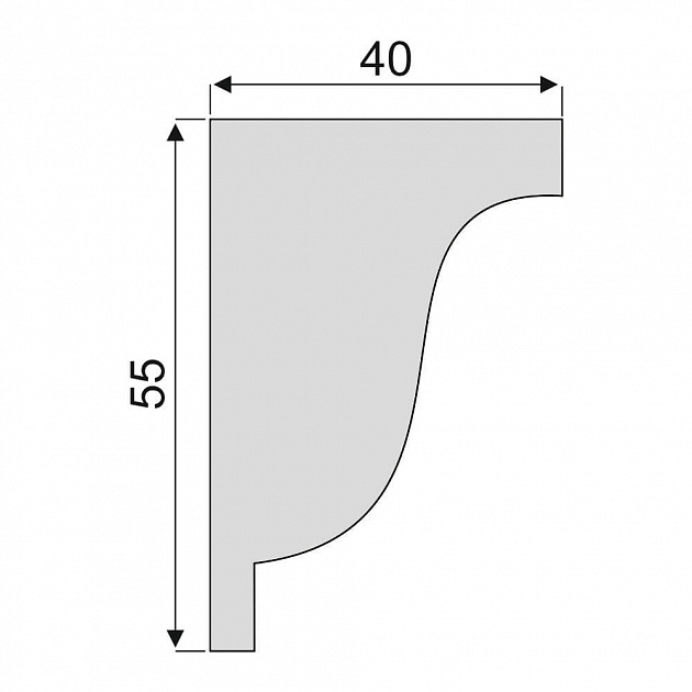 Карниз К63