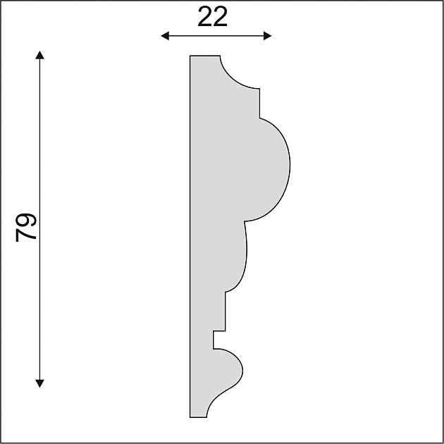 Молдинг М201
