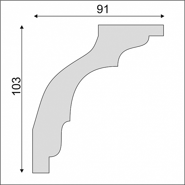 Карниз К168