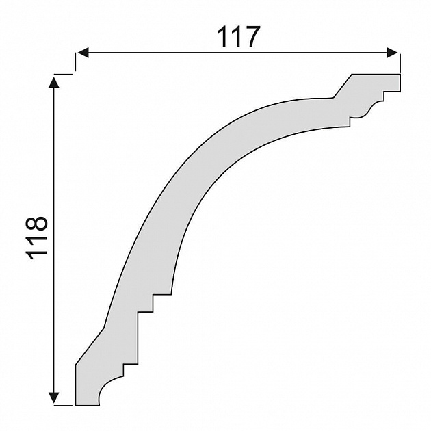 Карниз К21