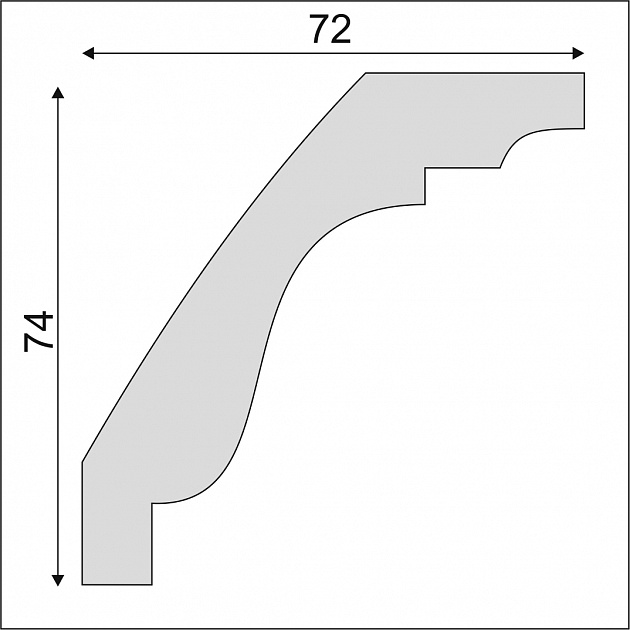Карниз К176