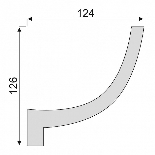 Карниз К118