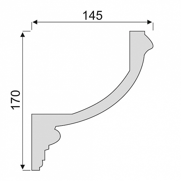 Карниз К101