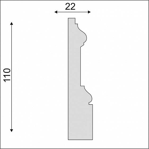 Плинтус ПС17
