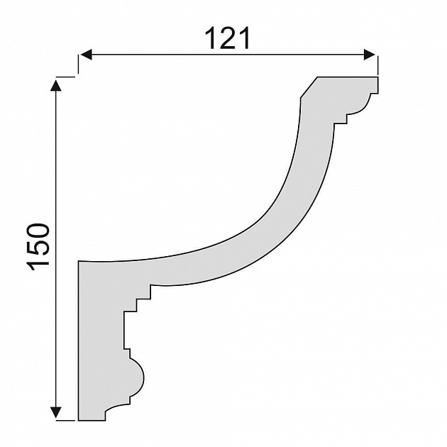 Карниз К116