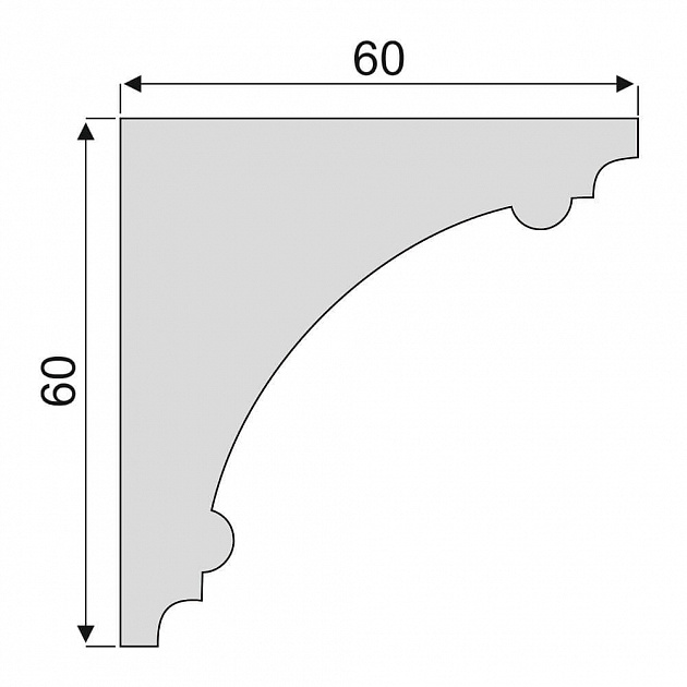 Карниз К67