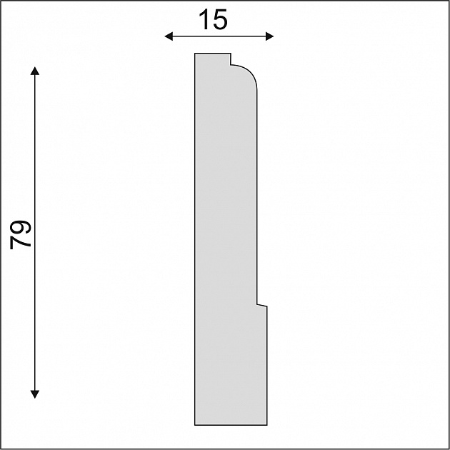 Плинтус ПС19