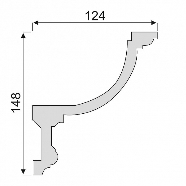 Карниз К102