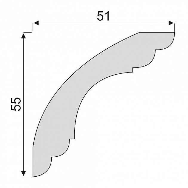 Карниз К15