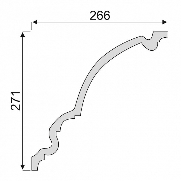 Карниз К75