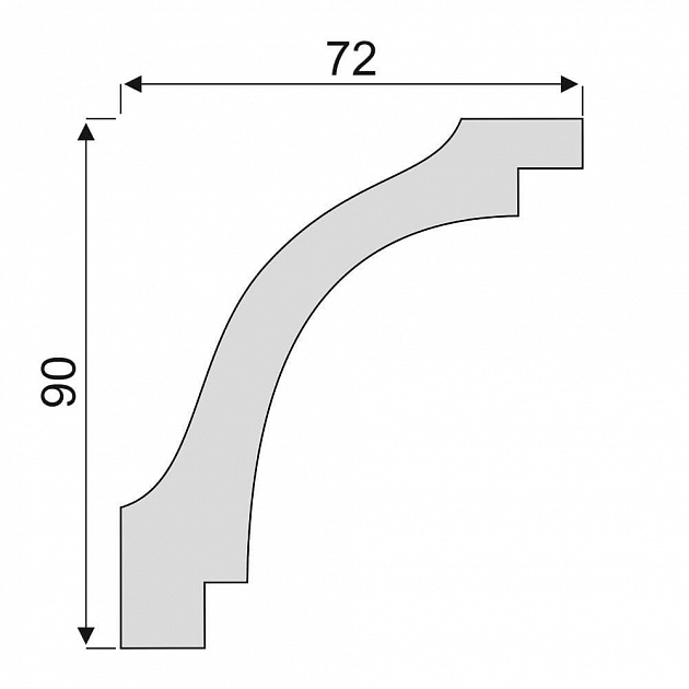 Карниз К17