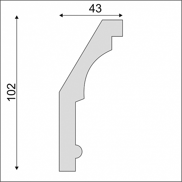 Карниз К178