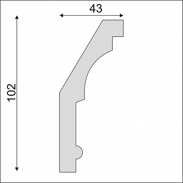 Карниз К178