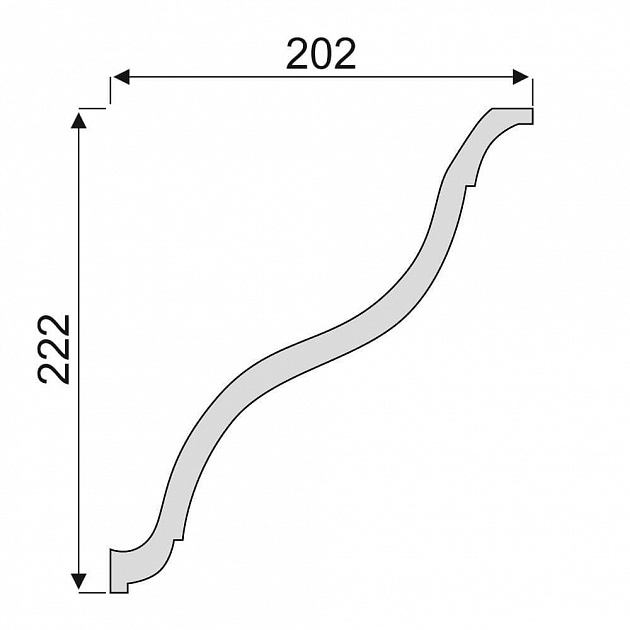 Карниз К74