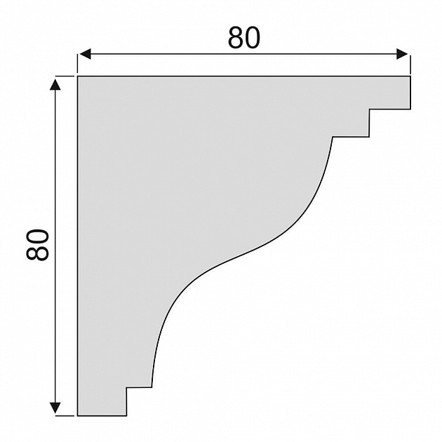 Карниз К55