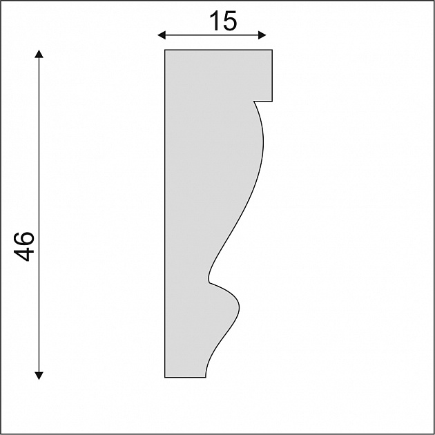Молдинг М155