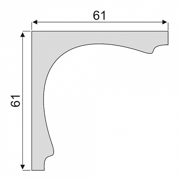 Карниз К68