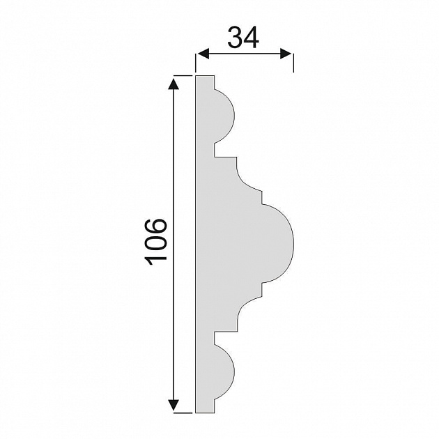 Молдинг М139