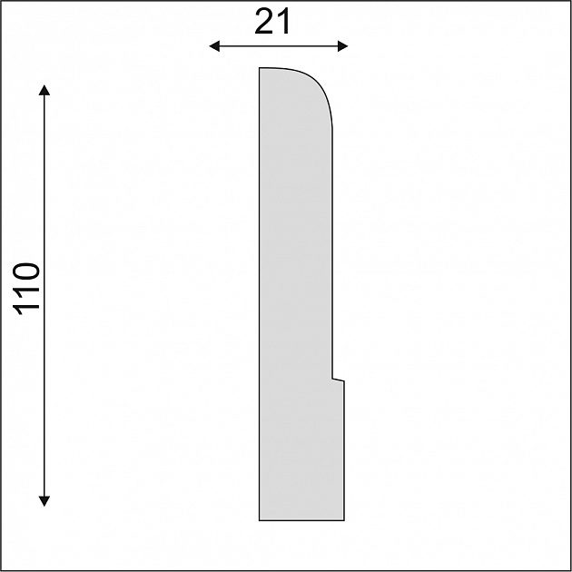 Плинтус ПС12
