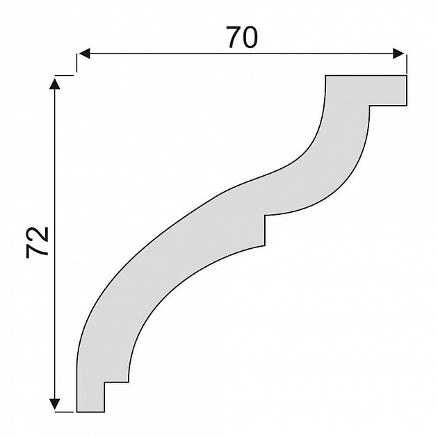 Карниз К14