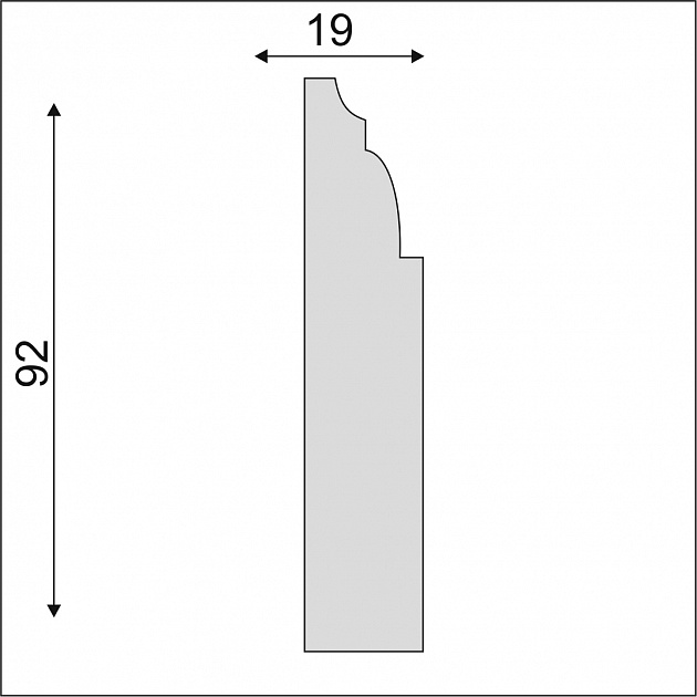 Плинтус ПС13