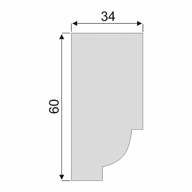 Молдинг М107