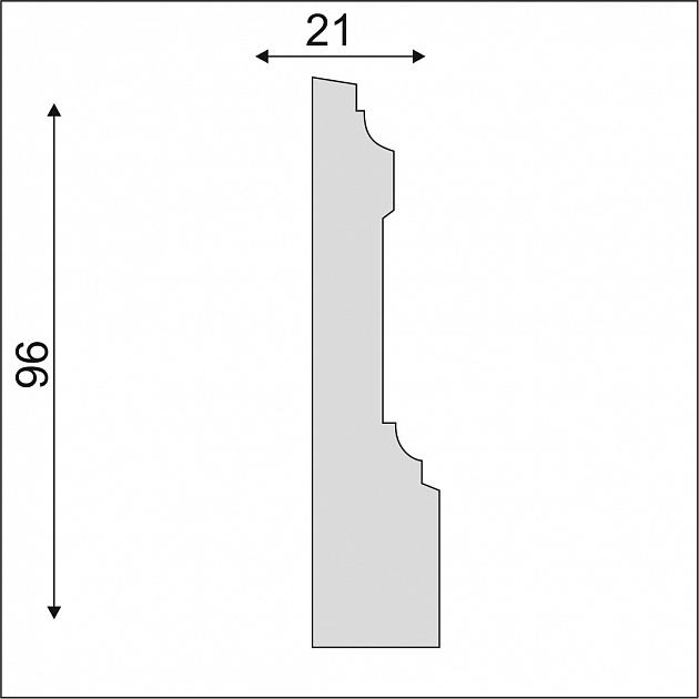 Плинтус ПС16