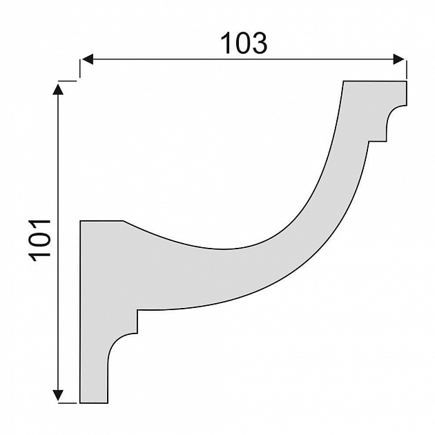 Карниз К35