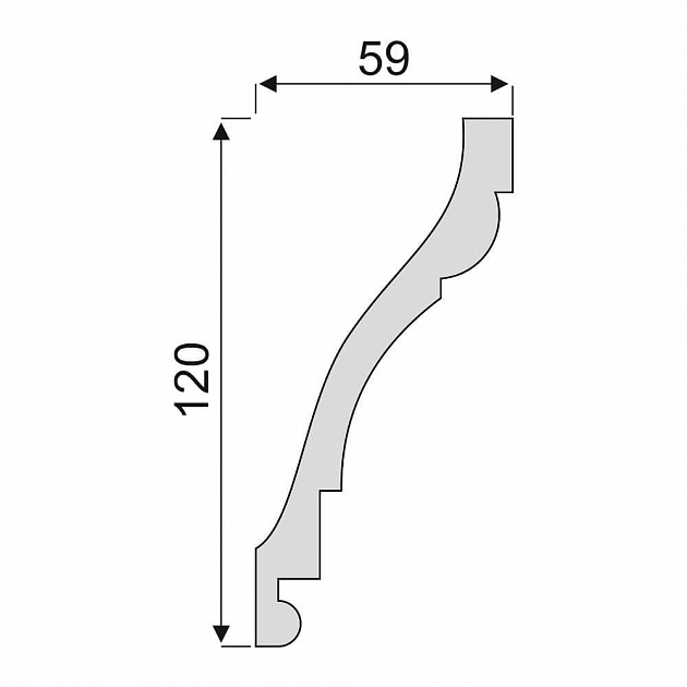 Карниз К26