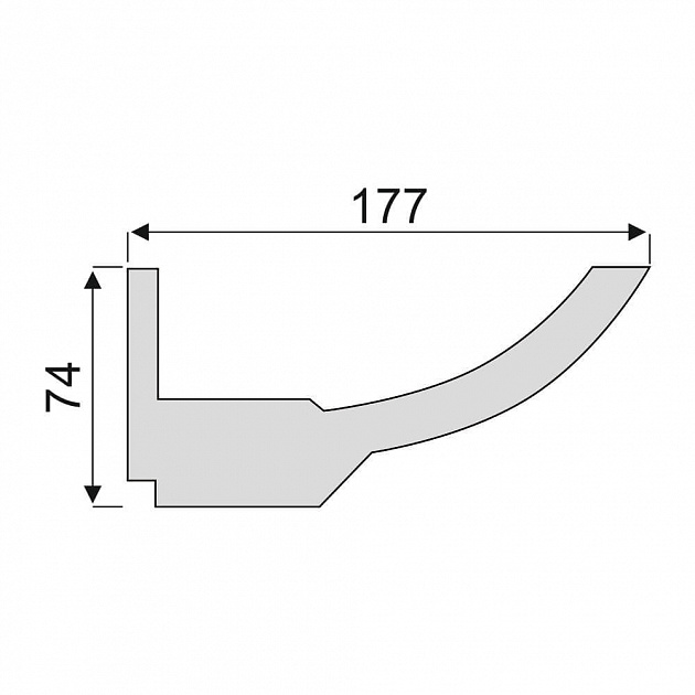 Карниз К117